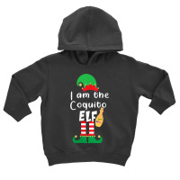 Womens Coquito Elf Funny Puerto Rico Matching Christmas Bilingual V Ne Toddler Hoodie | Artistshot