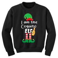 Womens Coquito Elf Funny Puerto Rico Matching Christmas Bilingual V Ne Youth Sweatshirt | Artistshot