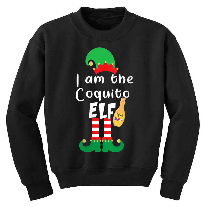 Womens Coquito Elf Funny Puerto Rico Matching Christmas Bilingual V Ne Youth Sweatshirt by cm-arts | Artistshot