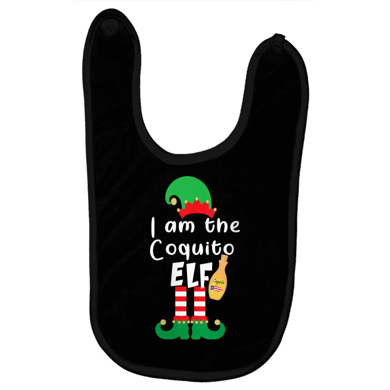 Womens Coquito Elf Funny Puerto Rico Matching Christmas Bilingual V Ne Baby Bibs by cm-arts | Artistshot