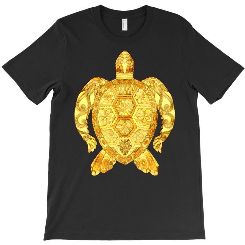 Gemstones Turtle Illustration, Adult Coloring Page Turtle Drawing, Gem T-shirt | Artistshot