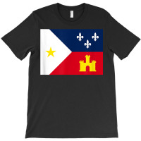 Acadiana Louisiana Flag T Shirt T-shirt | Artistshot