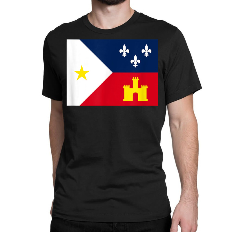 Acadiana Louisiana Flag T Shirt Classic T-shirt | Artistshot