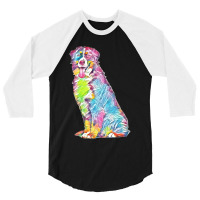 Perro Boyero De Berna 3/4 Sleeve Shirt | Artistshot