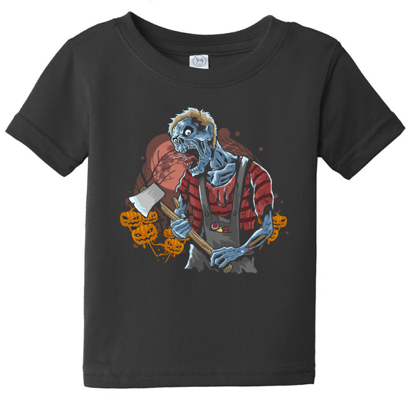 Halloween Zombie Party Baby Tee | Artistshot