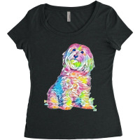 Foxtails In A Dog's Throat Women's Triblend Scoop T-shirt | Artistshot