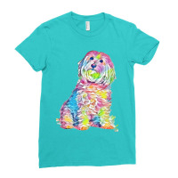 Foxtails In A Dog's Throat Ladies Fitted T-shirt | Artistshot