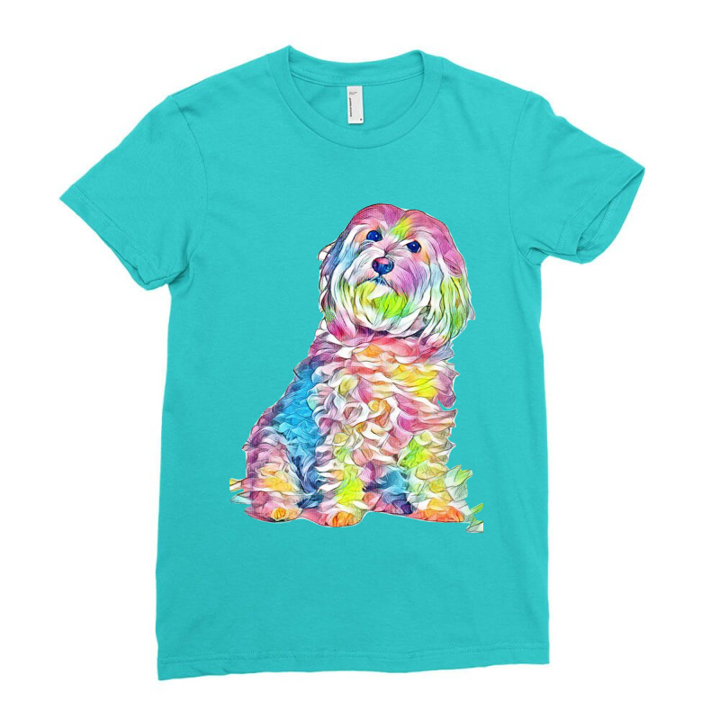 Foxtails In A Dog's Throat Ladies Fitted T-Shirt by Kemnabi | Artistshot