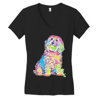 Foxtails In A Dog's Throat Women's V-neck T-shirt | Artistshot