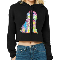 Foxtails In A Dog's Throat Cropped Hoodie | Artistshot