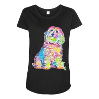 Foxtails In A Dog's Throat Maternity Scoop Neck T-shirt | Artistshot