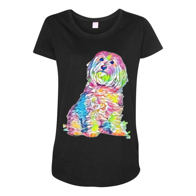 Foxtails In A Dog's Throat Maternity Scoop Neck T-shirt by Kemnabi | Artistshot