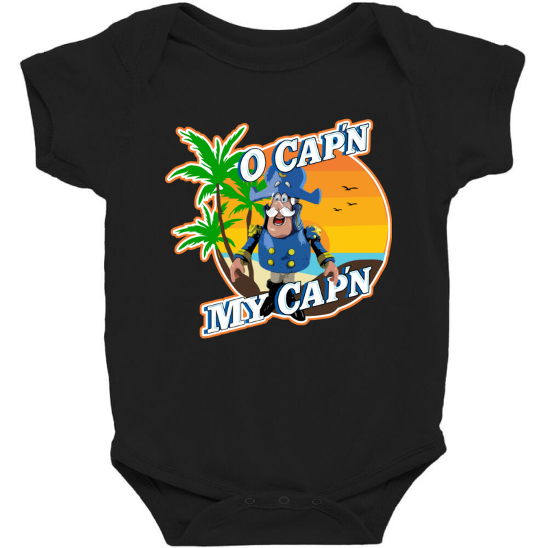 Cap'n Crunch - Aka - Captain Crunch As Inspired By Walt Whitman Baby Bodysuit by cm-arts | Artistshot