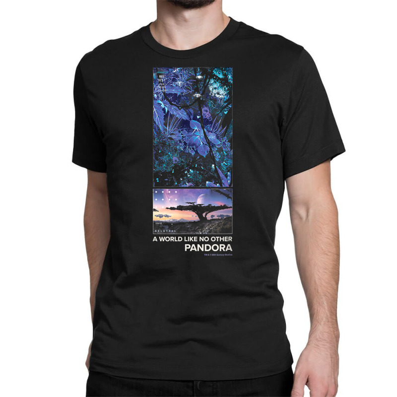 Avatar Pandora A World Like No Other Panel T Shirt Classic T-shirt | Artistshot