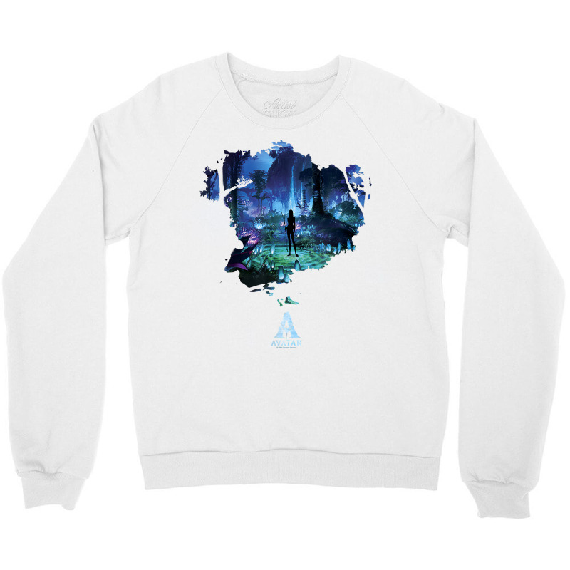 Avatar Pandora At Night Movie Poster T Shirt Crewneck Sweatshirt | Artistshot