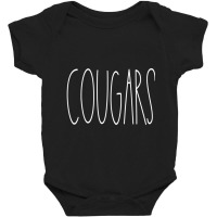 Cougars School Spirit Team Mascot Teacher Baby Bodysuit | Artistshot