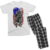 American Warrior Knights Crusader Knight Templar T Shirt Men's T-shirt Pajama Set | Artistshot