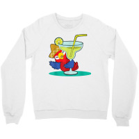 Tropical Summer Vacation Birds Parrots Drinking Margarita T Shirt Crewneck Sweatshirt | Artistshot