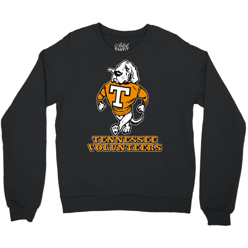 Vintage Tennessee Vols Mascot - Front And Back Design Crewneck Sweatshirt by cm-arts | Artistshot