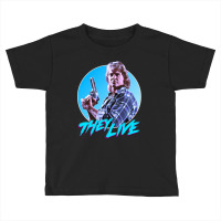 They Live Nada Retro Cult Classic Horror Fan Design Toddler T-shirt | Artistshot