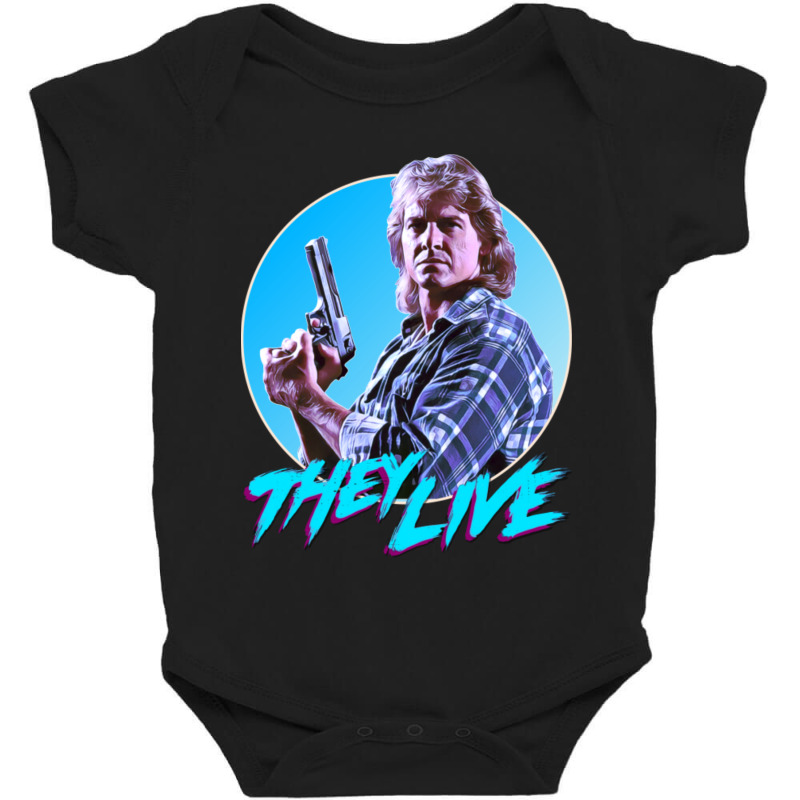 They Live Nada Retro Cult Classic Horror Fan Design Baby Bodysuit by Kuwannin528 | Artistshot