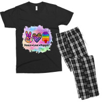 Peace Love Poppin Anti Stress Simply 1 Men's T-shirt Pajama Set | Artistshot