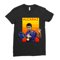 Carlos Alcaraz Tennis Champion Ladies Fitted T-shirt | Artistshot