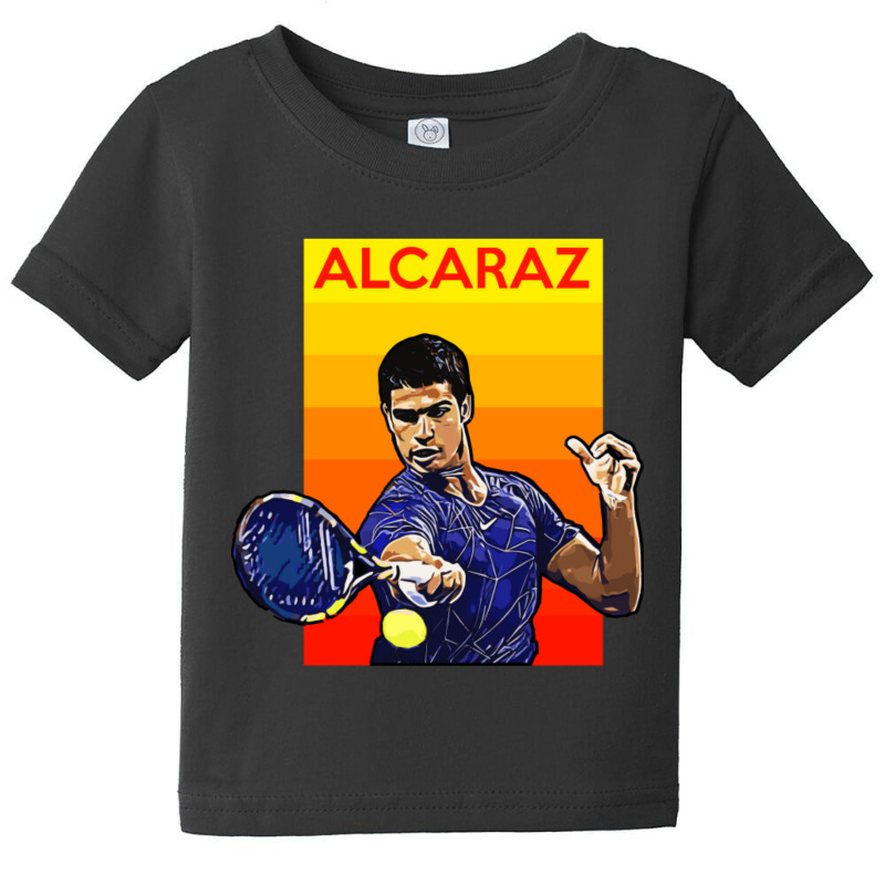 Carlos Alcaraz Tennis Champion Baby Tee by cm-arts | Artistshot