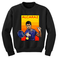 Carlos Alcaraz Tennis Champion Youth Sweatshirt | Artistshot