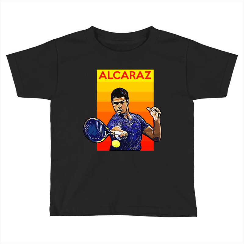 Carlos Alcaraz Tennis Champion Toddler T-shirt by cm-arts | Artistshot