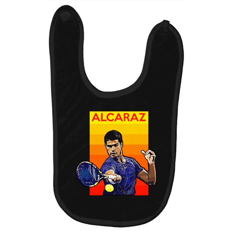 Carlos Alcaraz Tennis Champion Baby Bibs by cm-arts | Artistshot