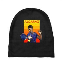 Carlos Alcaraz Tennis Champion Baby Beanies | Artistshot