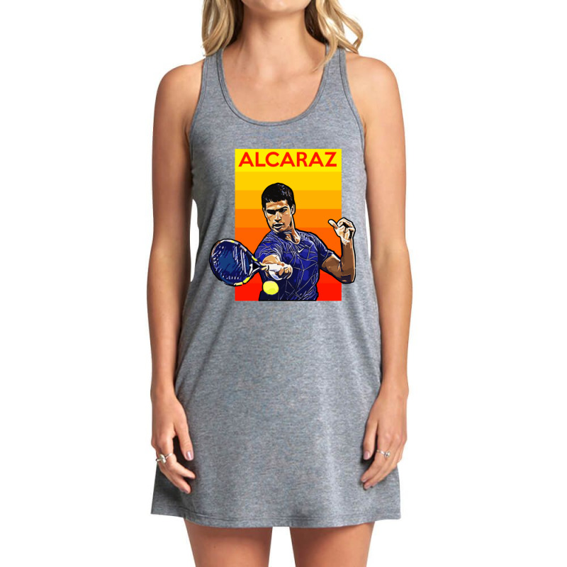 Carlos Alcaraz Tennis Champion Tank Dress by cm-arts | Artistshot