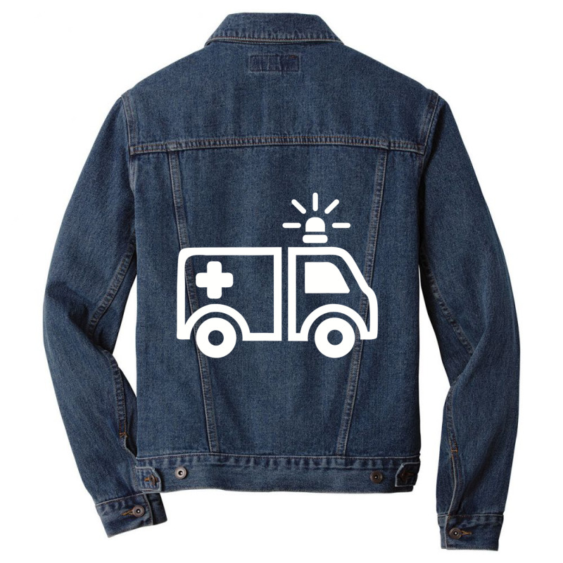 Ambulance Car Men Denim Jacket by Hayward Michel | Artistshot