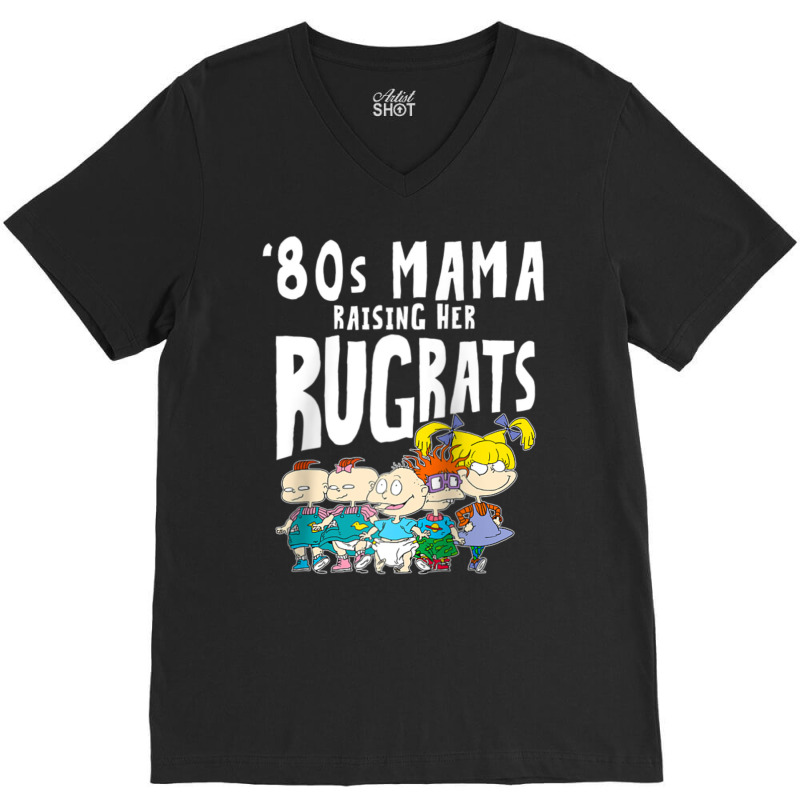 Mademark X Rugrats 80s Mama Raising Her Rugrats Full Gang V-Neck Tee by Kandurip541 | Artistshot