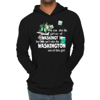 Girl From District Of Columbia   Girl From Washington Dc T Shirt Lightweight Hoodie | Artistshot