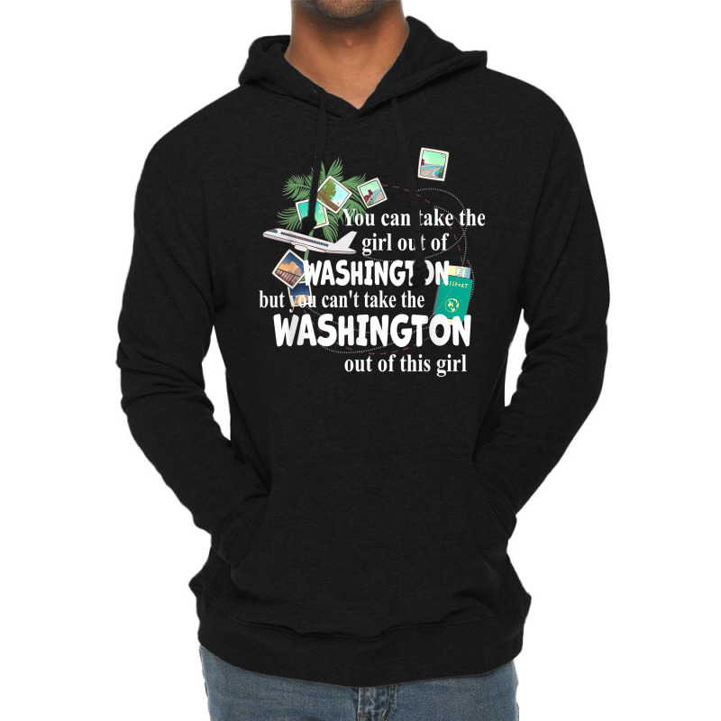 Girl From District Of Columbia   Girl From Washington Dc T Shirt Lightweight Hoodie by cm-arts | Artistshot