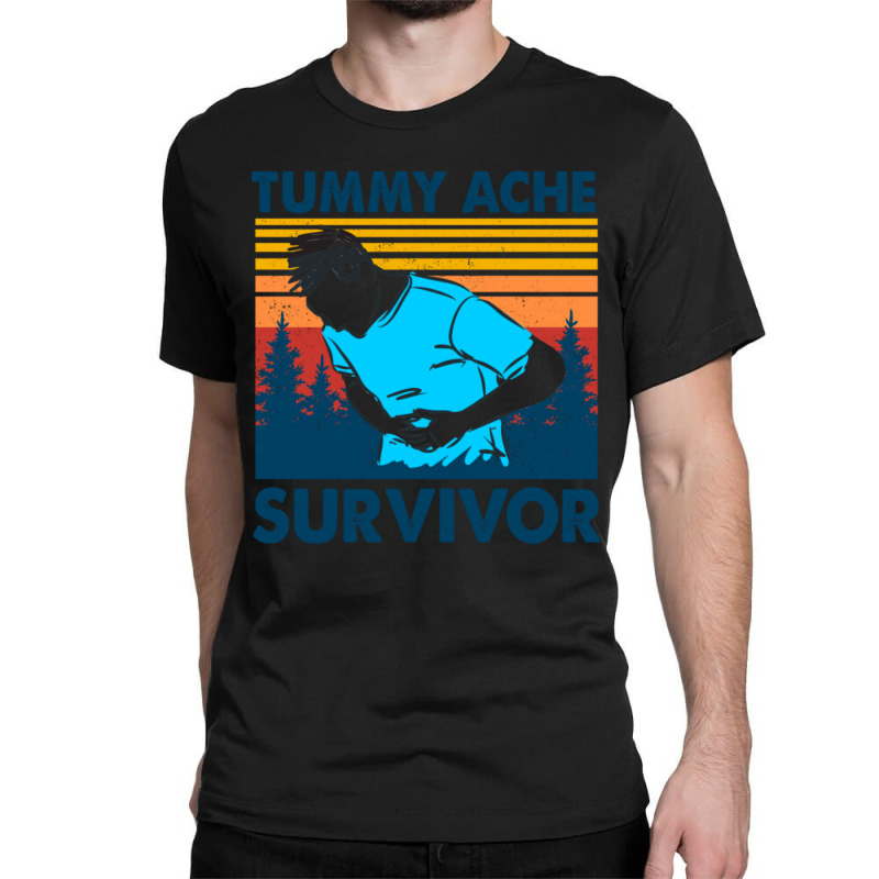 Vintage Tummy Ache Survivor Classic T-shirt | Artistshot