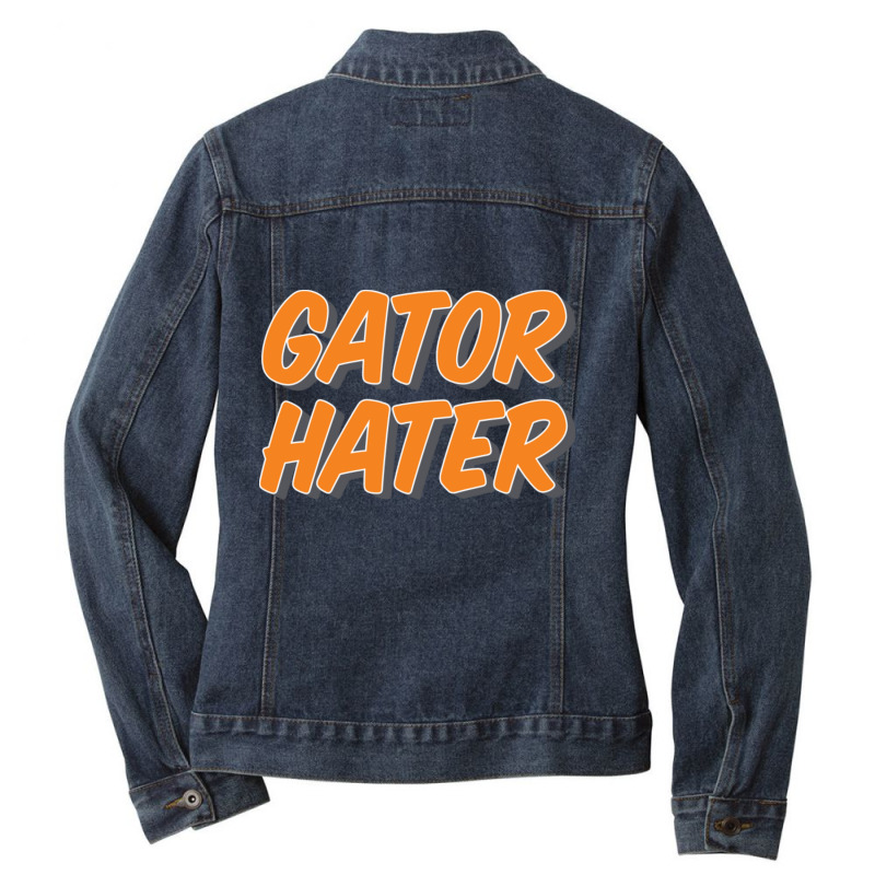 Gator Hater - Tennessee Ladies Denim Jacket by cm-arts | Artistshot