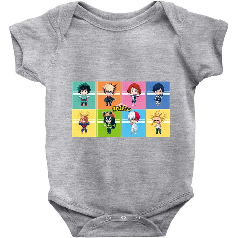 Eight Character Power Adventure Baby Bodysuit by AngelicaCStrand | Artistshot