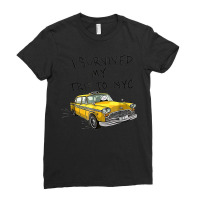 I Survived My Trip To Nyc New York City On Taxi Funny Ladies Fitted T-shirt | Artistshot