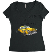 I Survived My Trip To Nyc New York City On Taxi Funny Women's Triblend Scoop T-shirt | Artistshot