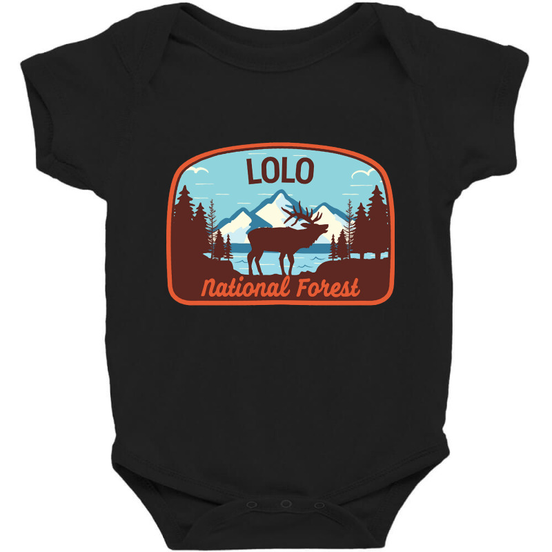 Lolo National Forest, Lolo National Forest Vintage, Lolo National Fore Baby Bodysuit by SHOODOD | Artistshot