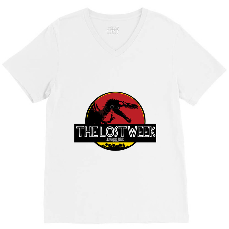 The Lost Week Jurassic Ark Ii V-neck Tee | Artistshot