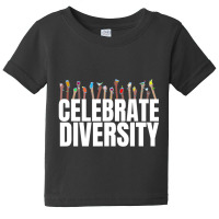 Drinking Shirts Celebrate Diversity For Bartender Baby Tee | Artistshot