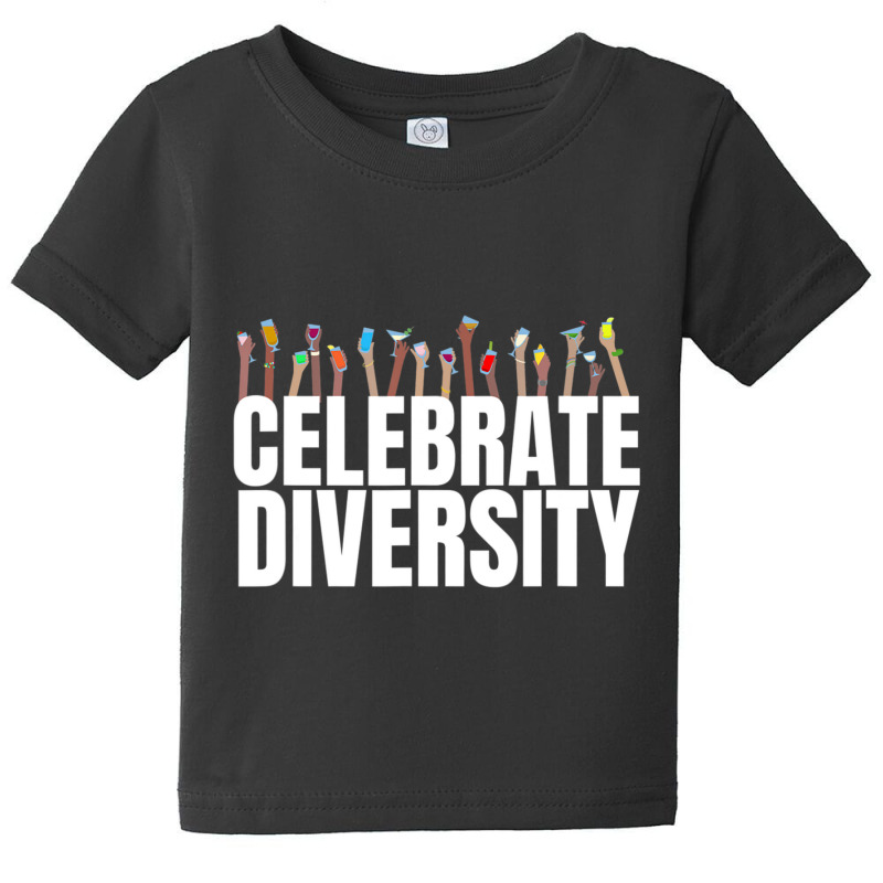 Drinking Shirts Celebrate Diversity For Bartender Baby Tee | Artistshot