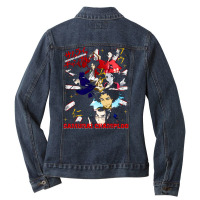 Samurai Champloo, Mugen Poster, Samurai Champloo Vintage, Samurai, Cha Ladies Denim Jacket | Artistshot