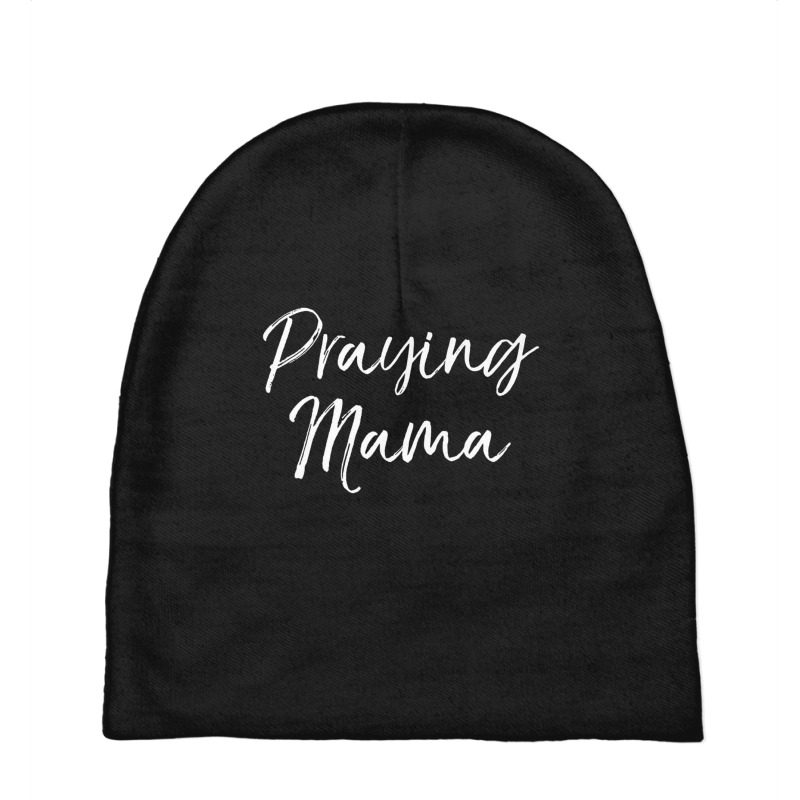 Christian Pray Mother's Day Prayer Warrior Praying Baby Beanies | Artistshot