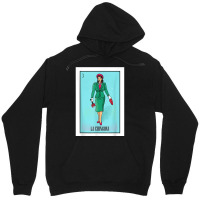 La Chingona The Bad Ass Woman Card Mexican Lottery Card T Shirt Unisex Hoodie | Artistshot