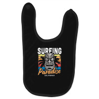 Surfing Paradise California Baby Bibs | Artistshot